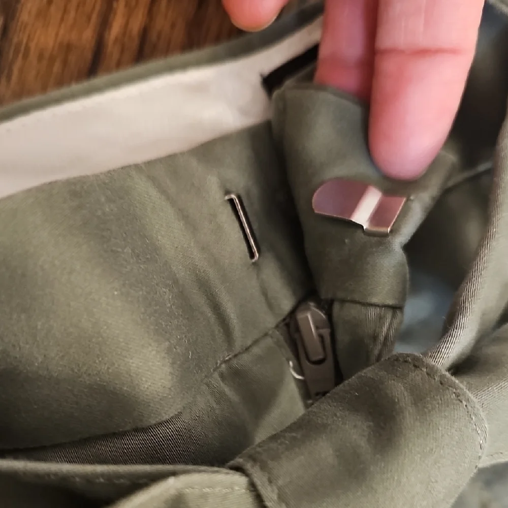 Banana Republic Avery Pant Olive Green Size 4 - Picture 11 of 13